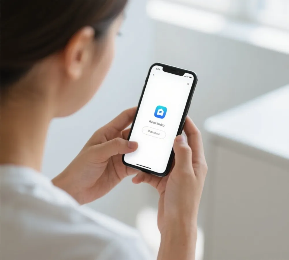 移动端安装App示意图